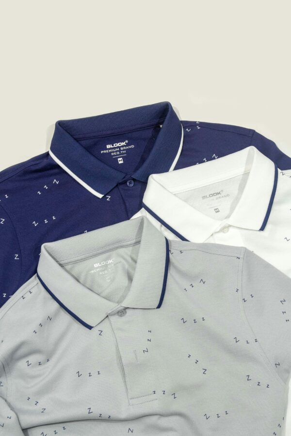 FIGAARI Men’s Polo Blue Tee